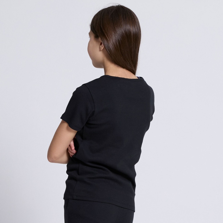 Ribbed tee "Ronja"